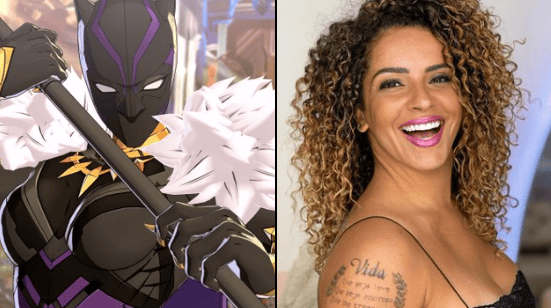 Carol Crespo como Pantera Negra (Shuri) - (Imagem/Reprodução: Internet)